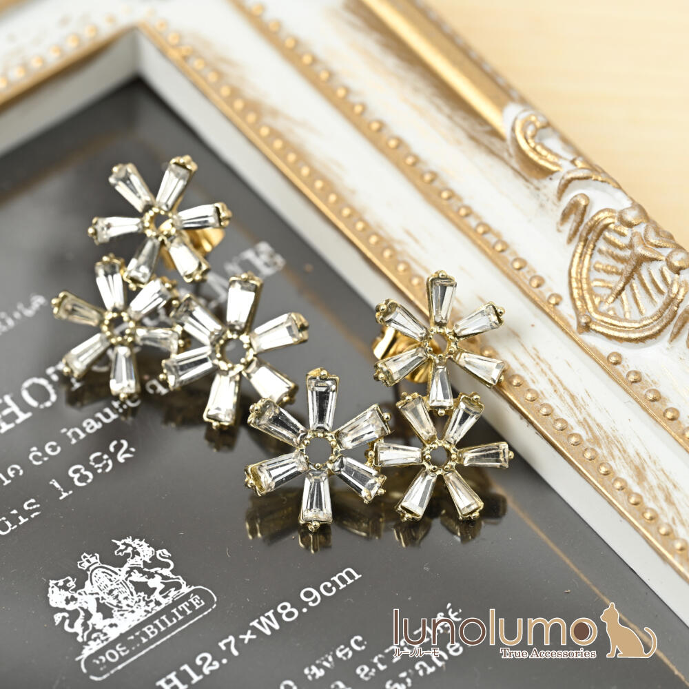 ピアス レディース 花 フラワー ビジュ キ...