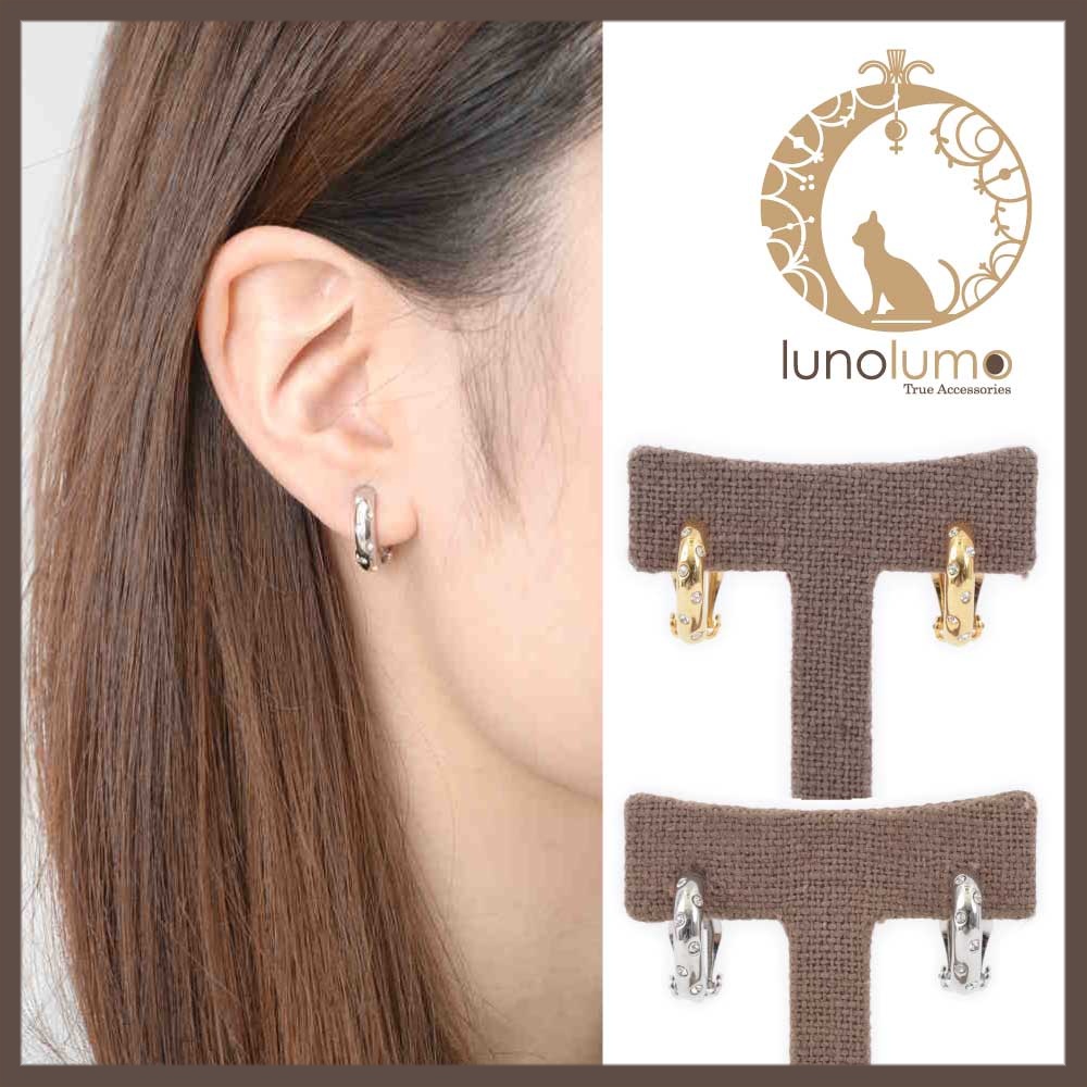 再入荷 ラインストーンとメタルのセミフープイ...