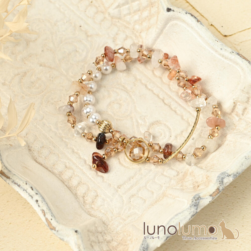 ブレスレット レディース クリスタルガラス ...