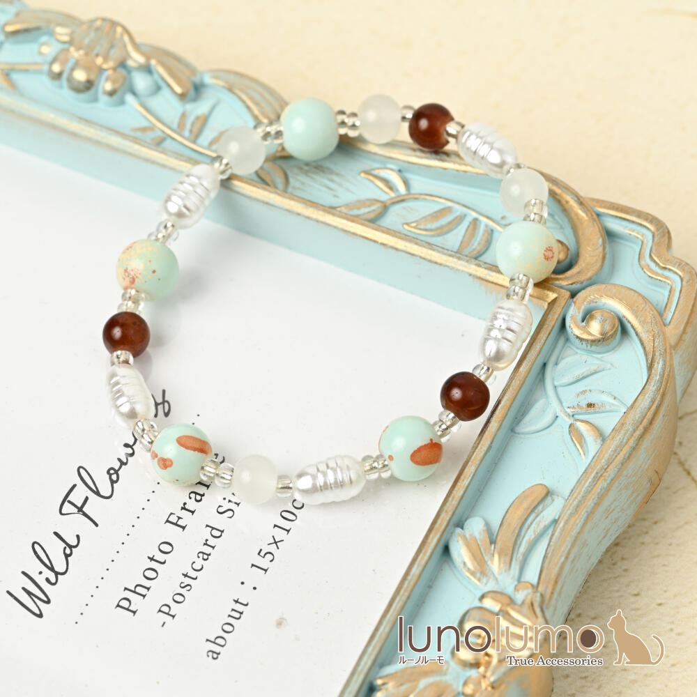 ブレスレット レディース パール バロックパ...