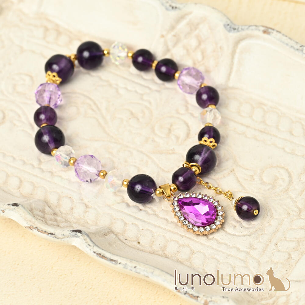 ブレスレット レディース ビジュ キラキラ ...