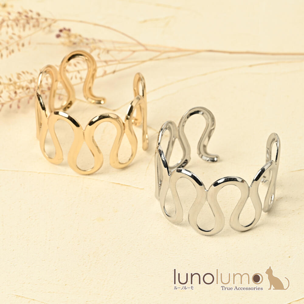 ブレスレット バングル レディース ウェーブ...