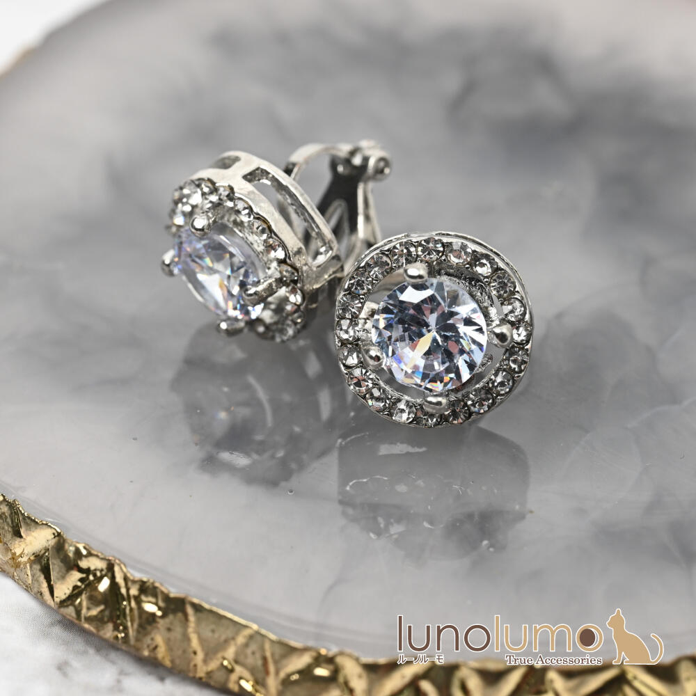 イヤリング レディース キュービックジルコニ...