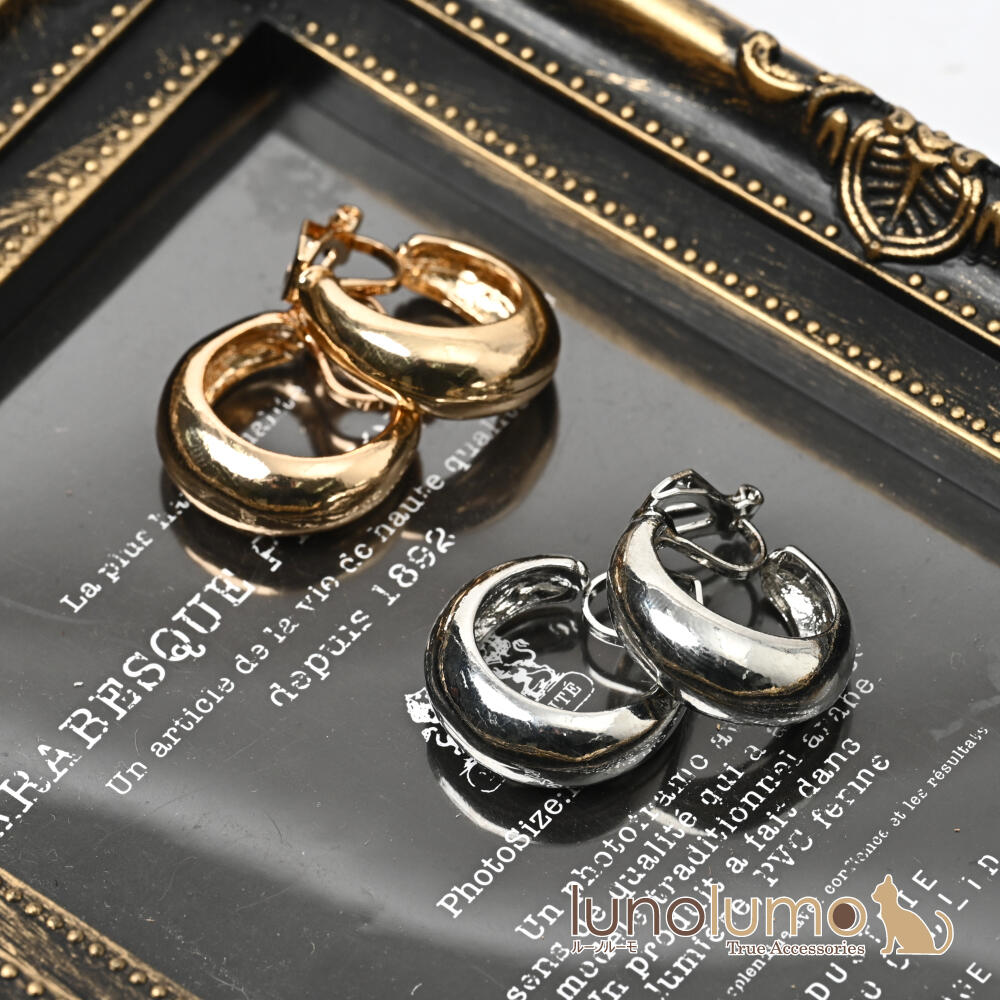 イヤリング レディース フープ メタル シル...