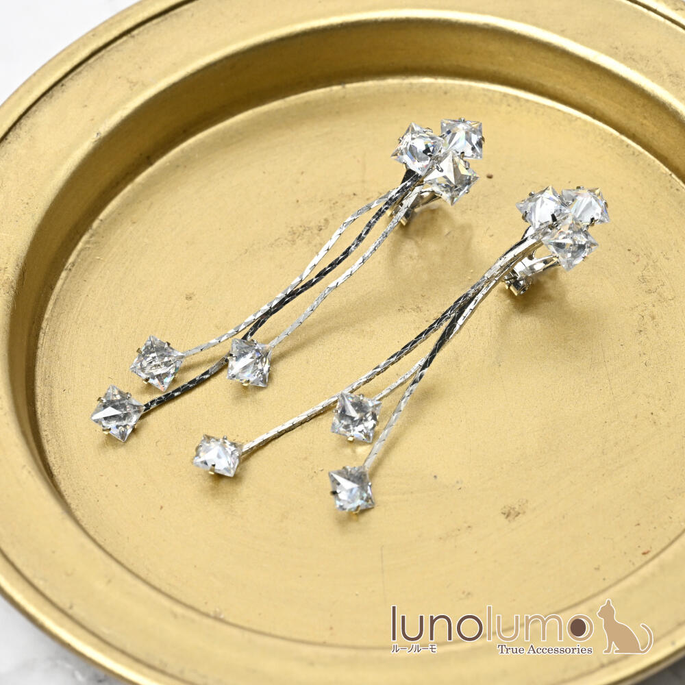 イヤリング レディース キュービックジルコニ...