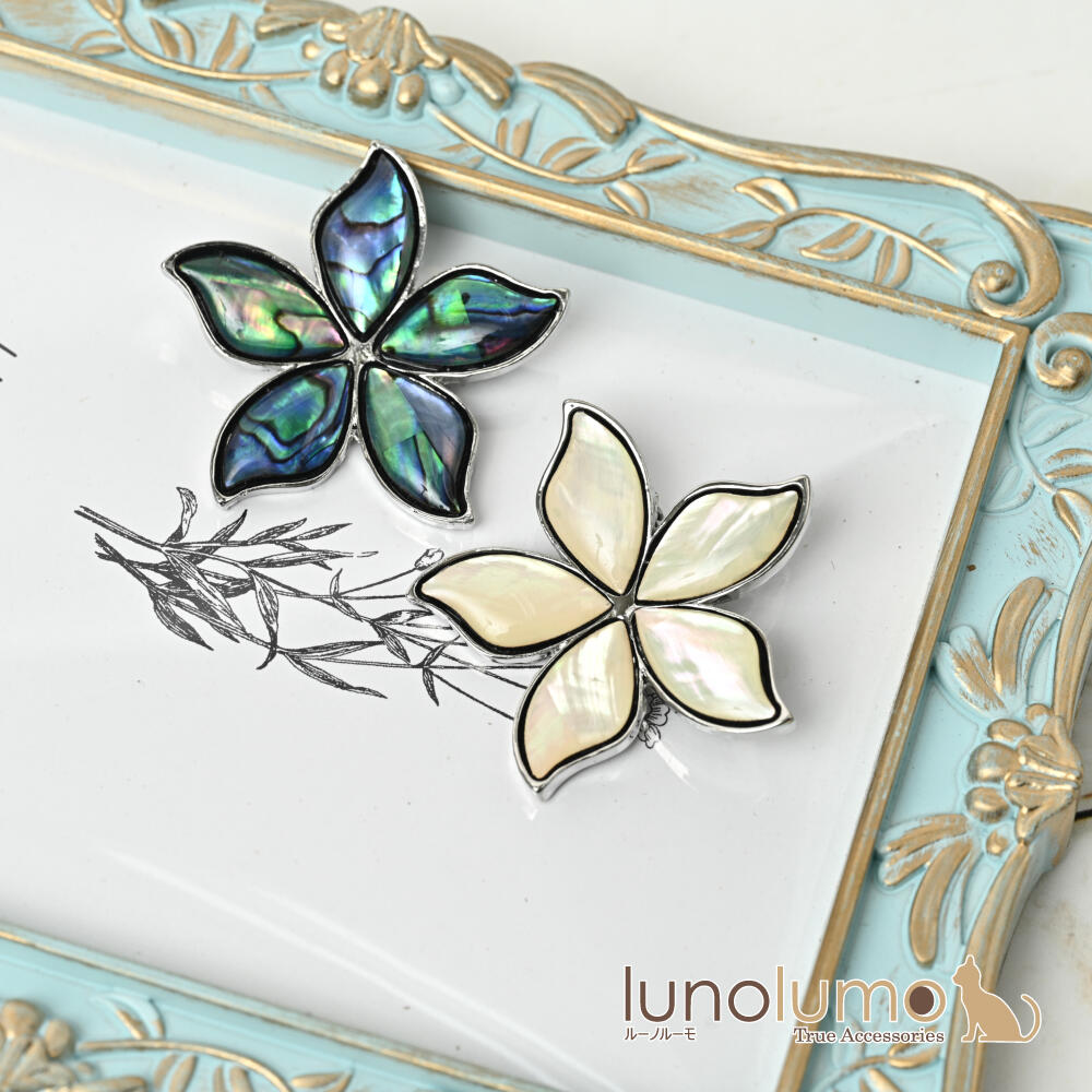 ブローチ レディース 花 フラワー マザーオ...